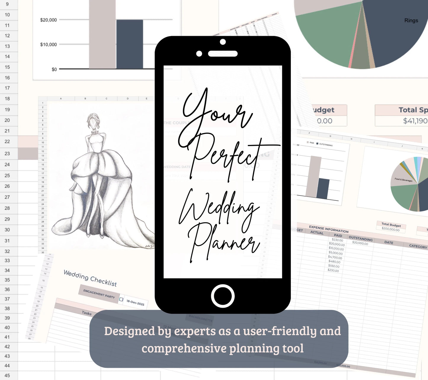 Wedding Planner Spreadsheet – Digital Download