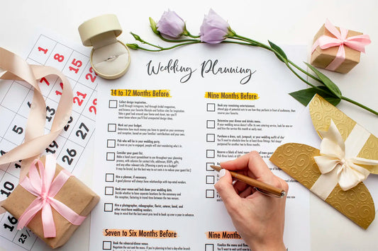 Checklist for Planning Your Wedding Month-by-Month