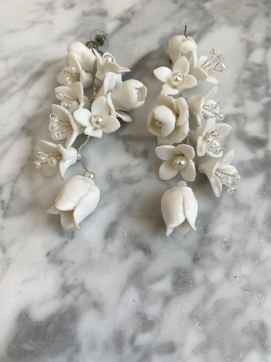 Clay Floral Earrings