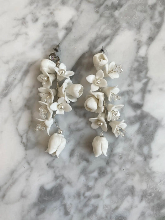 Clay Floral Earrings