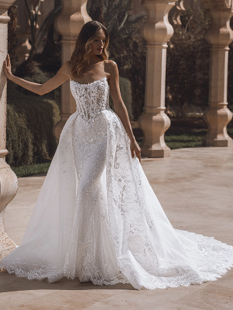 Enzoani Venice Dress and Overskirt #1 Ivory Nude thumbnail