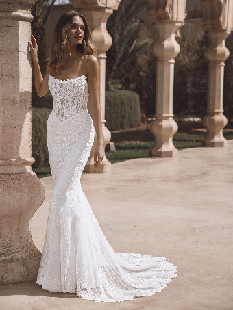 Enzoani Venice Dress and Overskirt #3 Ivory Nude thumbnail